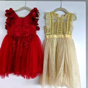 Lot of 2 trish scully dresses new unworn size 4